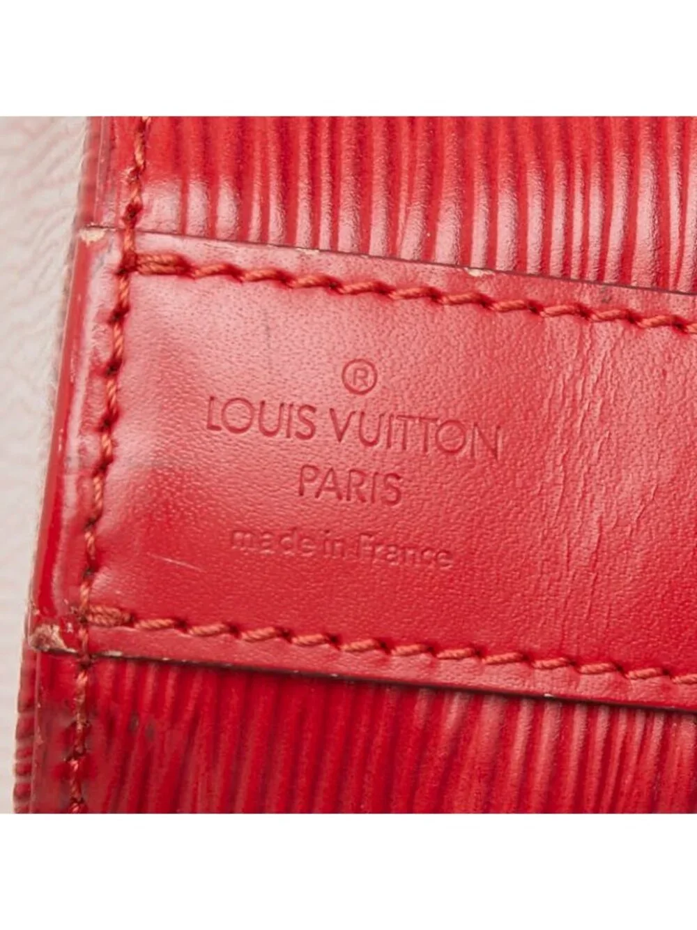 Louis Vuitton Epi Sac Depaul GM Shoulder Bag Castilian Red Leather